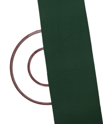 forest green plain crepe fabric